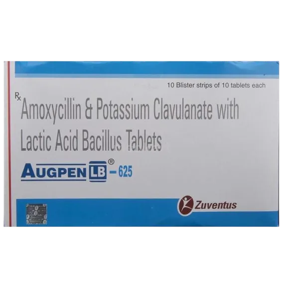 augpen lb 625 tablet 10's